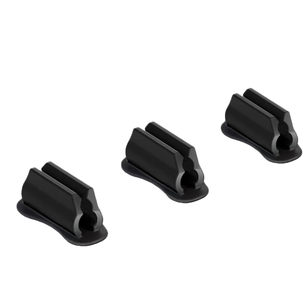 Adhesive Silicone Desk Pen Holders, 3-Piece Set