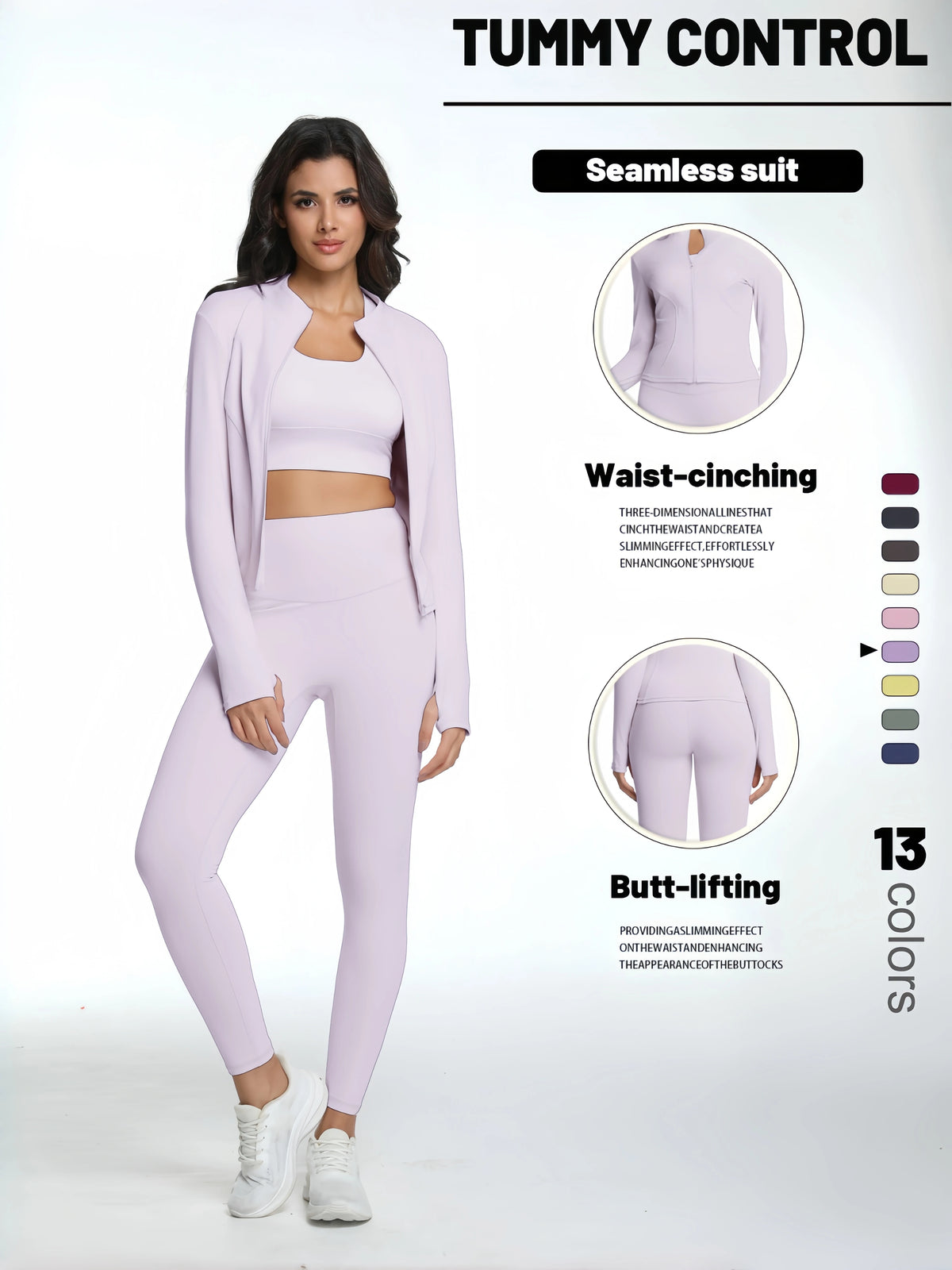 Conjunto de yoga de mujer, 2 piezas, top y leggings