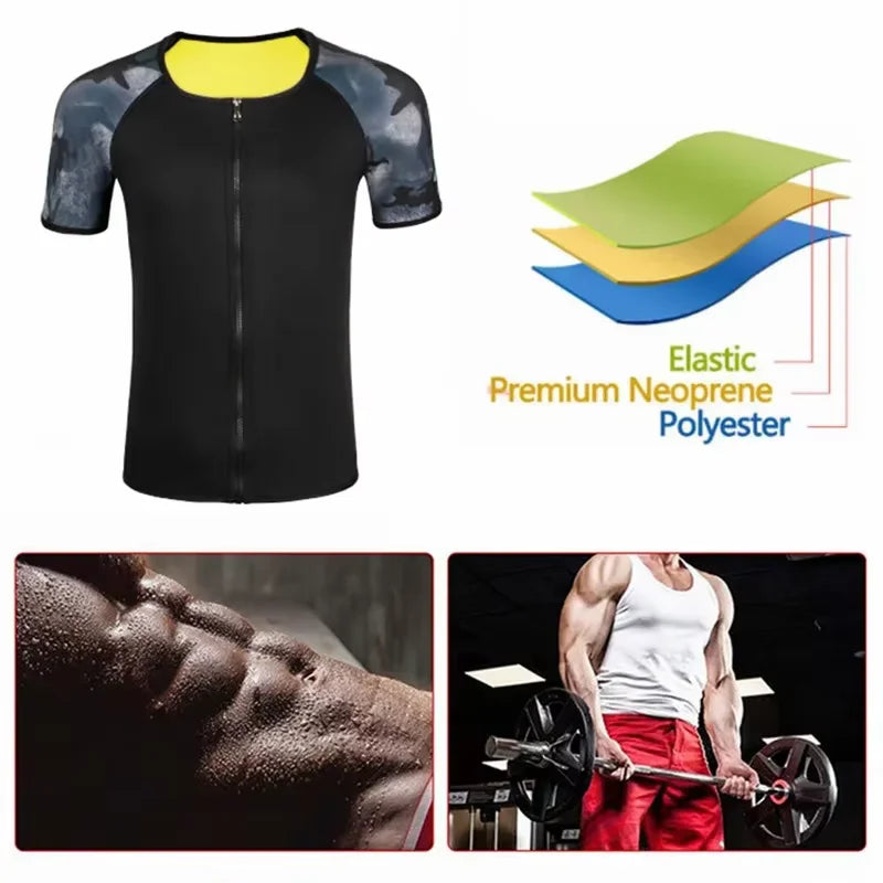 Maglia sportiva uomo a maniche corte