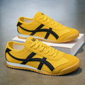 Men's Fashionable and Versatile Striped Casual Sneakers, Suitable for Daily Outings and Outdoor Hiking Wear