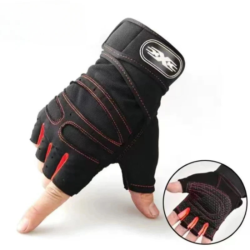 Half-Finger Cycling and Hiking Gloves for Men and Women