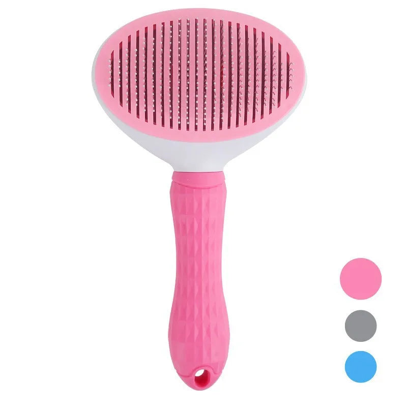 Haustierpflegebürste zur Haarentfernung – Handbuch für den Haushalt, Beauty-Haarbürste mit langem Griff, professioneller, wiederverwendbarer Haustierpflegebedarf