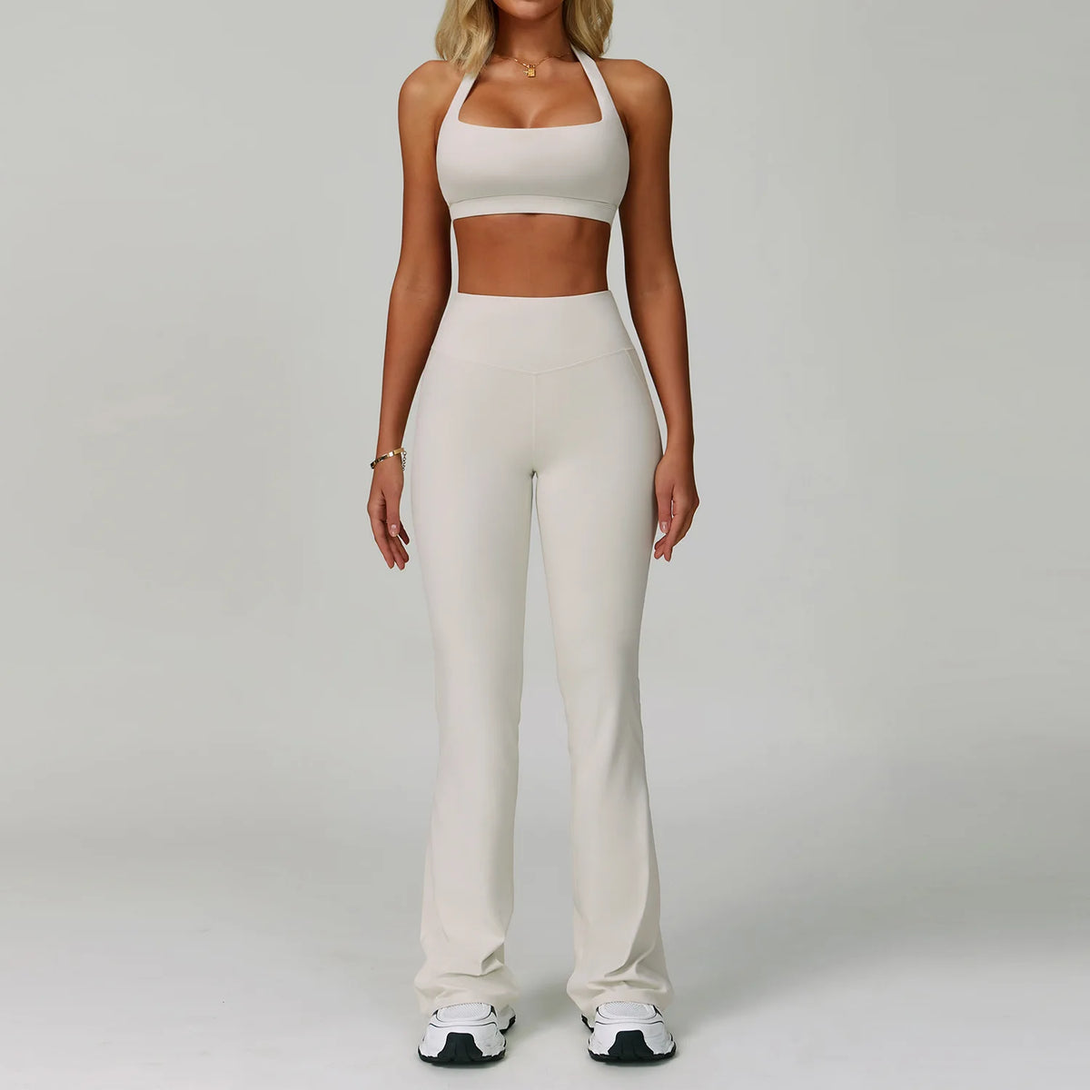 Conjunto de yoga de mujer, 2 piezas, top y leggings