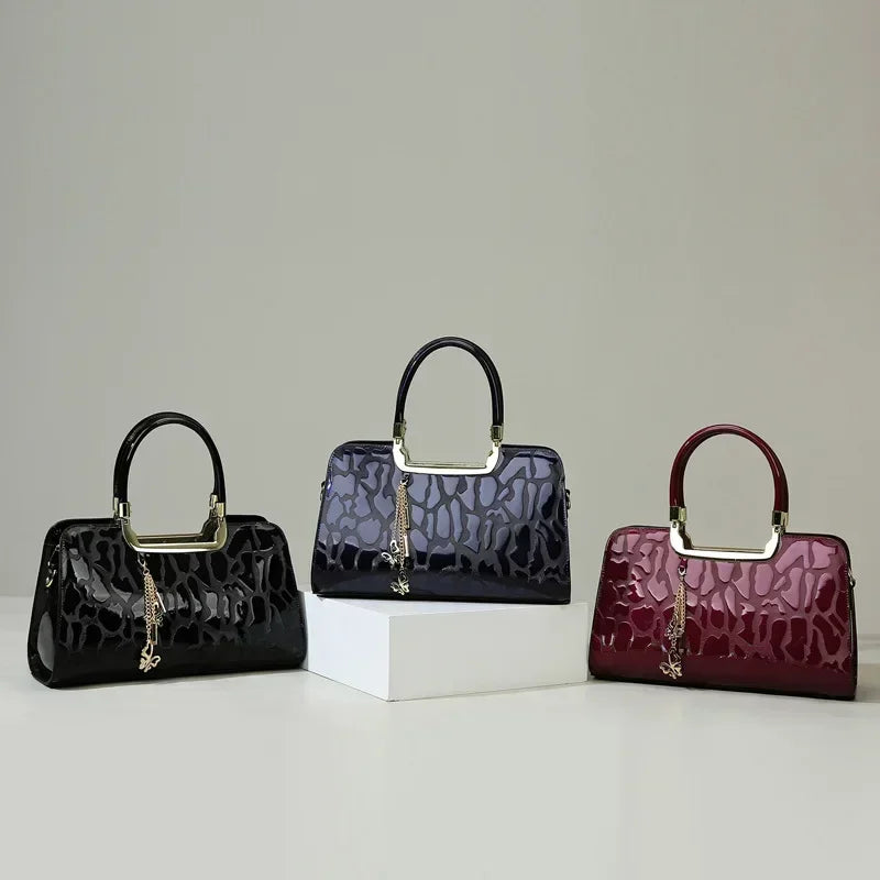 2026 New Fashion Alligator Women Handbags European Design Patent Leather Shoulder Bags Female Girl Brand Luxury Crossbody Bag
