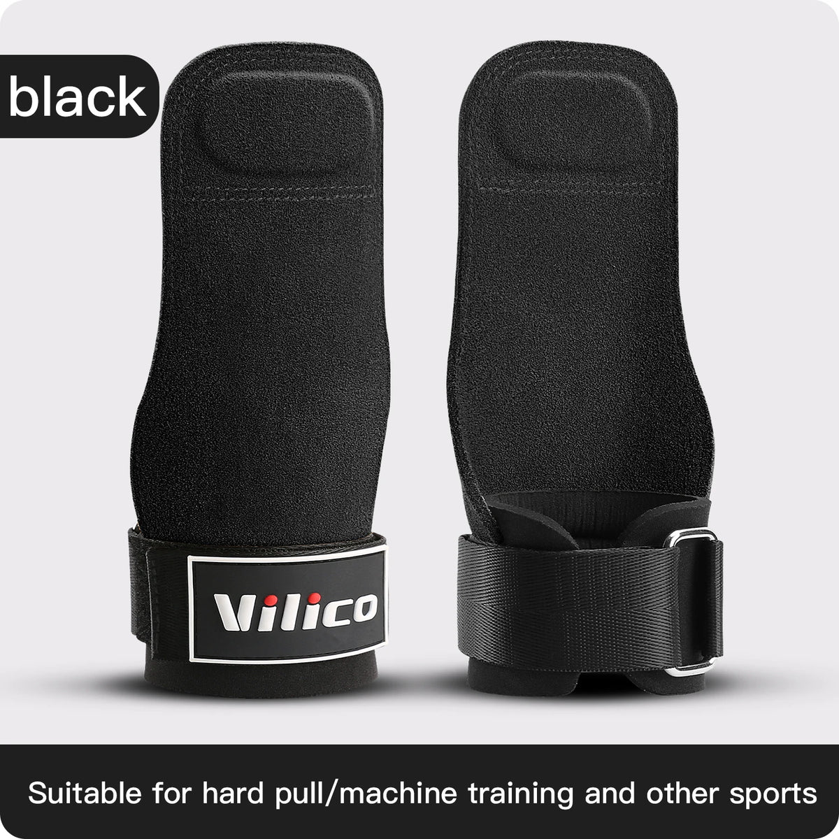 Cowhide Leather Gym Grips for Lifting and Pull-Ups
