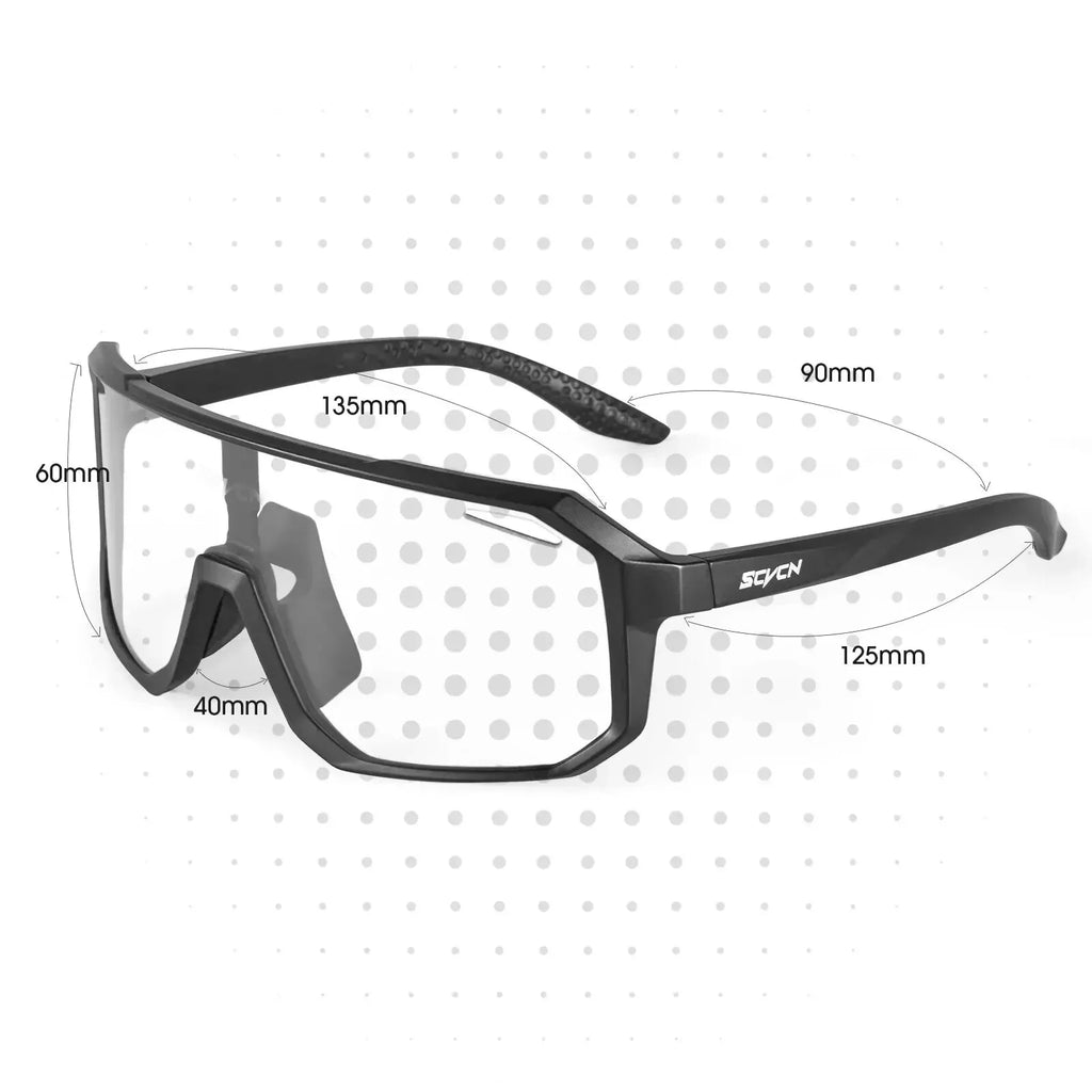 Lunettes de cyclisme photochromiques pour hommes et femmes, lunettes de VTT et de route, nouvel équipement pour le vélo, les sports de plein air et la randonnée