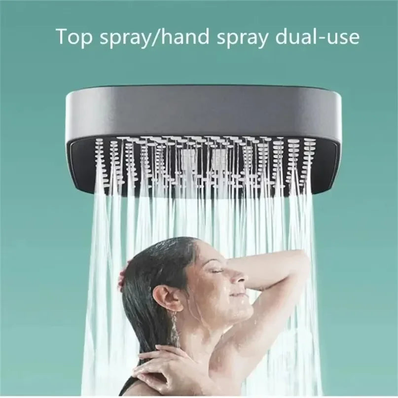 Pommeau de douche réglable 3 modes, effet pluie, gros débit, haute pression, économe en eau, mitigeur de douche, accessoires de salle de bain