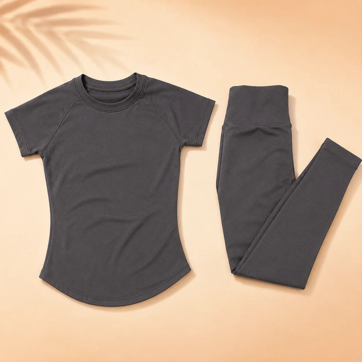 Ensemble yoga femme, 2 pièces, haut et legging