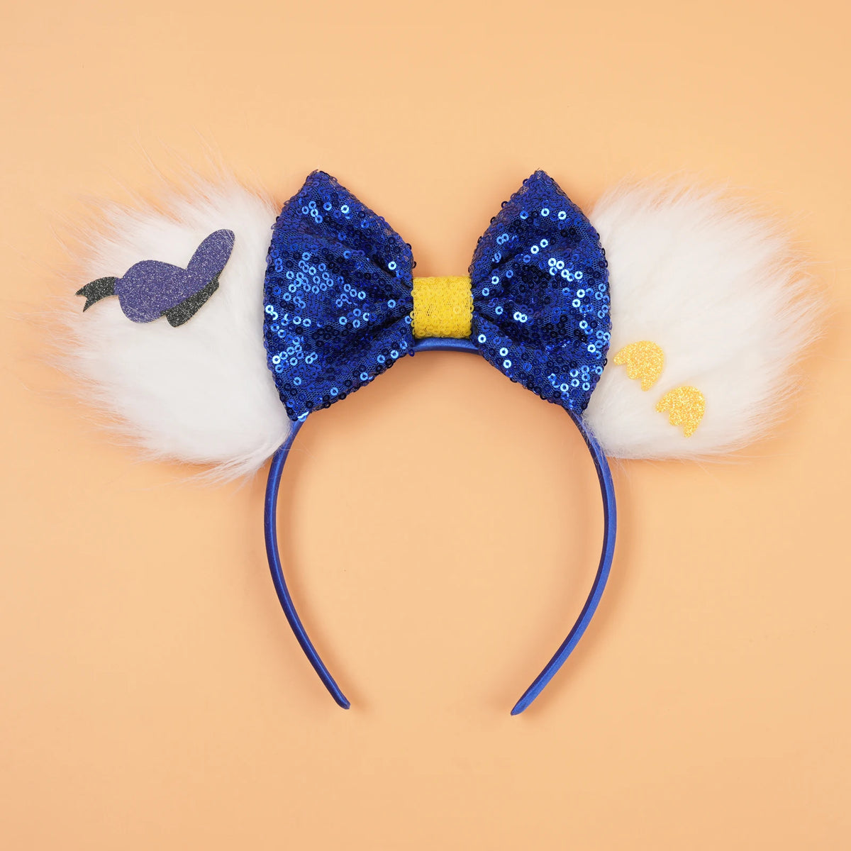 2026 New Style Sequin Ear Headband Sequin Bows Girl Adult Kids Halloween Party Cosplay Hair Accessories Princess Hairband