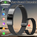 2026 New Fitness Tracker Smart Bracelet Men Women IPX8 Waterproof Heart Rate Sleep Outdoor Sport Pedometer GPS Track Smartwatch