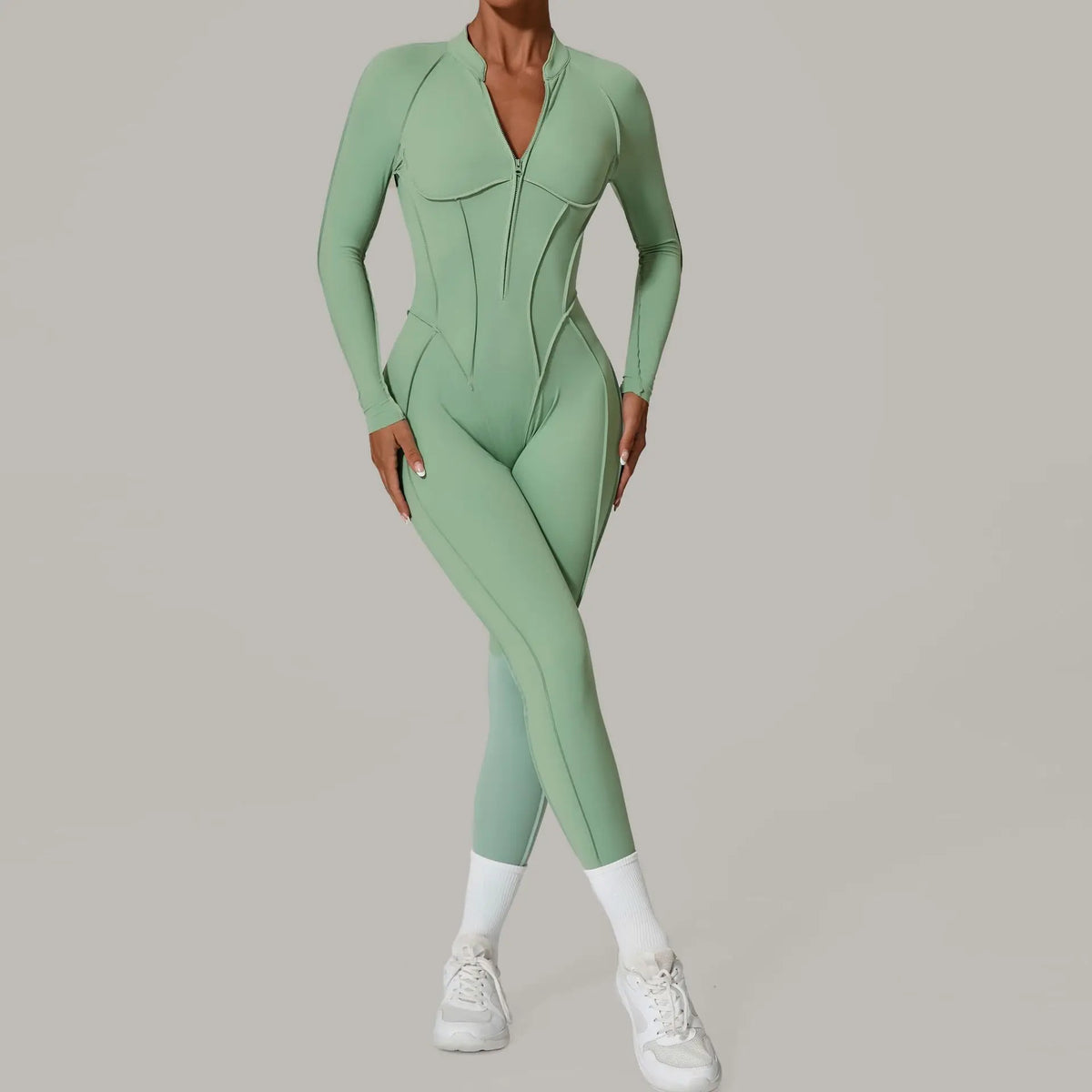 Sportoverall für Damen, langärmelig