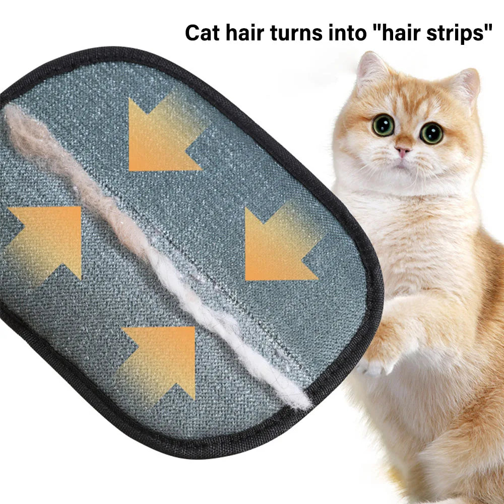 Gants de toilettage pour animaux, brosse antistatique pour enlever les poils d’animaux, outil pour retirer les poils de chien et de chat des canapés, tapis et vêtements