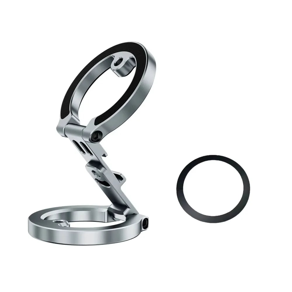 Doppelseitige magnetische Handyhalterung mit Kalteschoe 1/4"-20 Fitnessstudio-Auto-Handyhalterung MagSafe-Ständer für iPhone 17 16 15 14 13 Android Stativ
