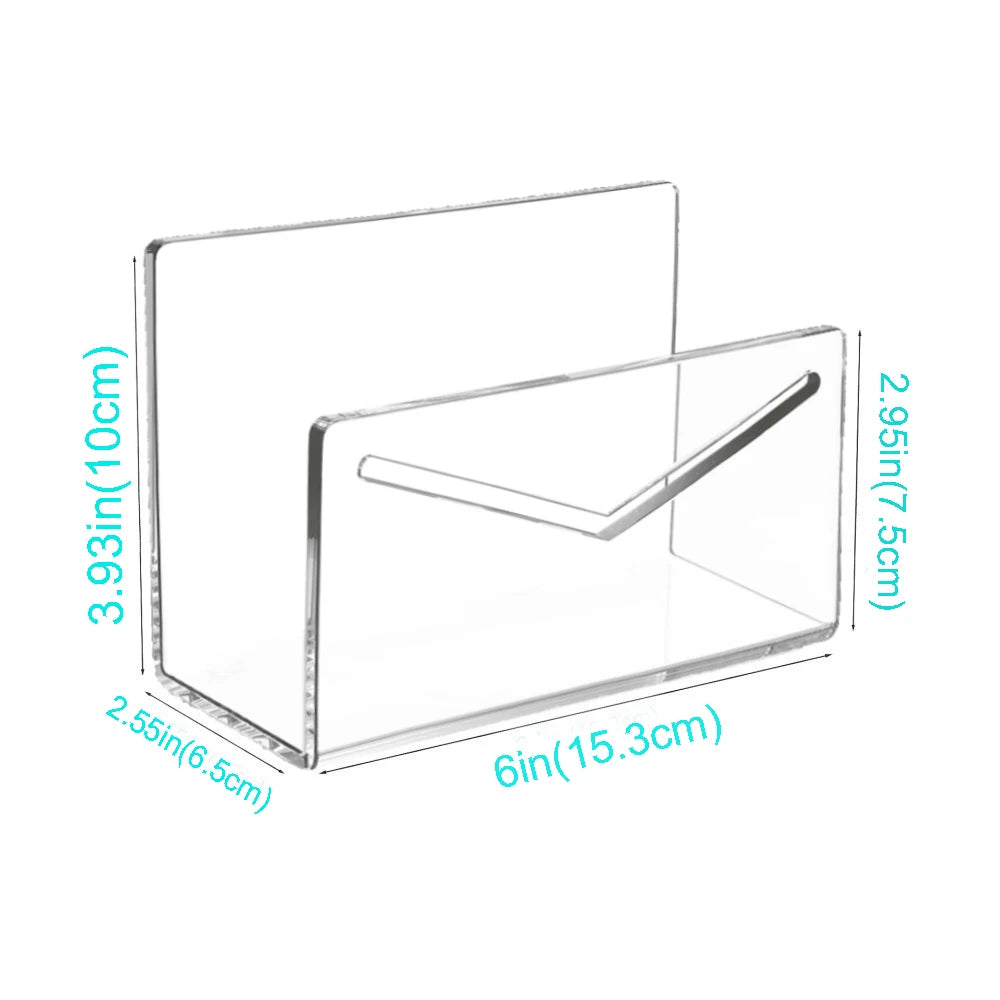 Acrylic Desktop Letter and Mail Organizer