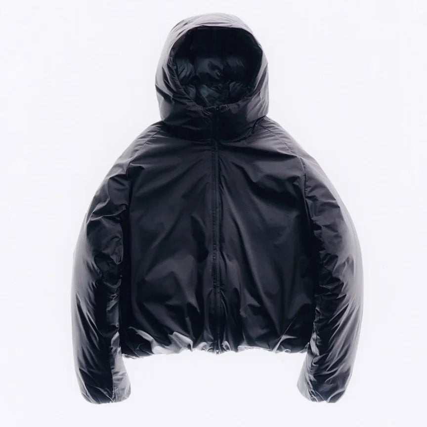 Giacca imbottita con cappuccio e tasche zip