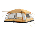 Portable Camping Tent 4-6 Person Outdoor Family Tent Extendable Canopy & Full Accessories UV Protection Anti Mosquito for Hiking Travel