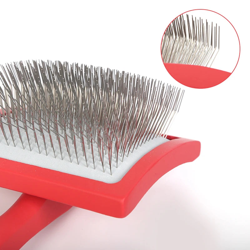 Haustierpflegebürste zur Haarentfernung – Handbuch für den Haushalt, Beauty-Haarbürste mit langem Griff, professioneller, wiederverwendbarer Haustierpflegebedarf
