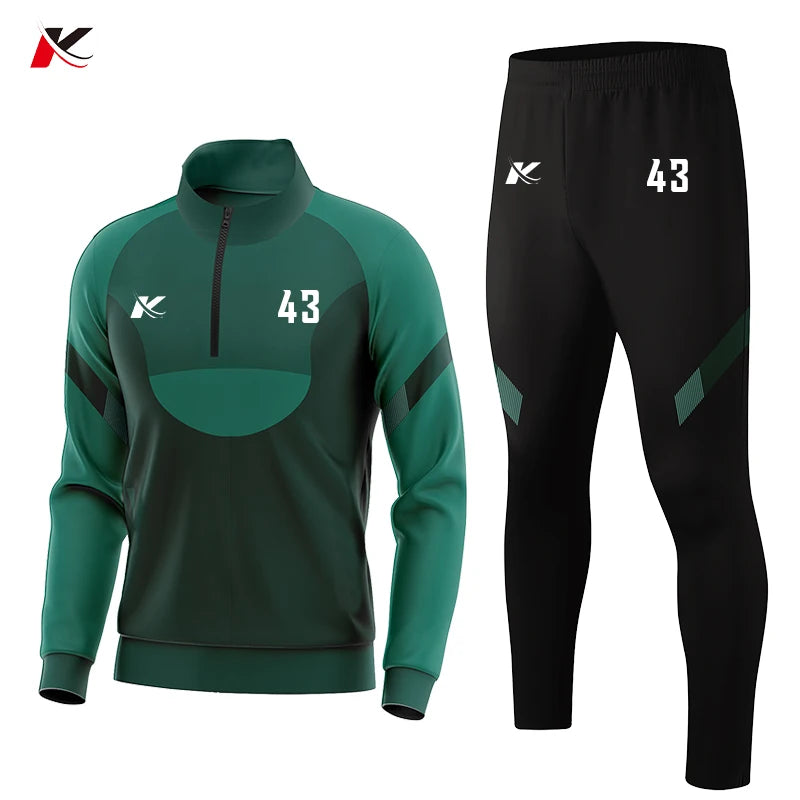 Completo sportivo uomo con zip, modello WX