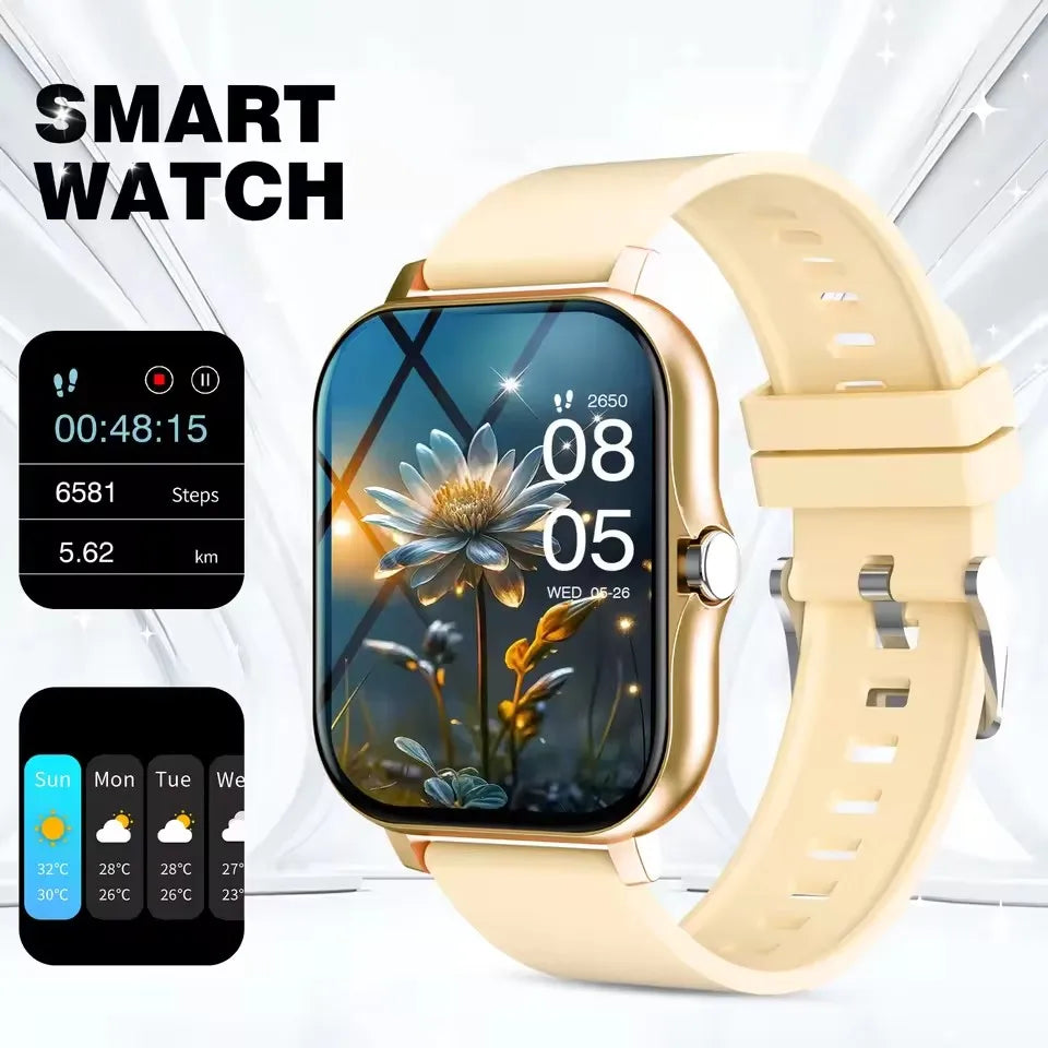 2027 New 1.83"Screen Smart Watch for Men Women Gift Full Touch Screen Sports Fitness Watch Bluetooth Call Digital Smartwatch H10
