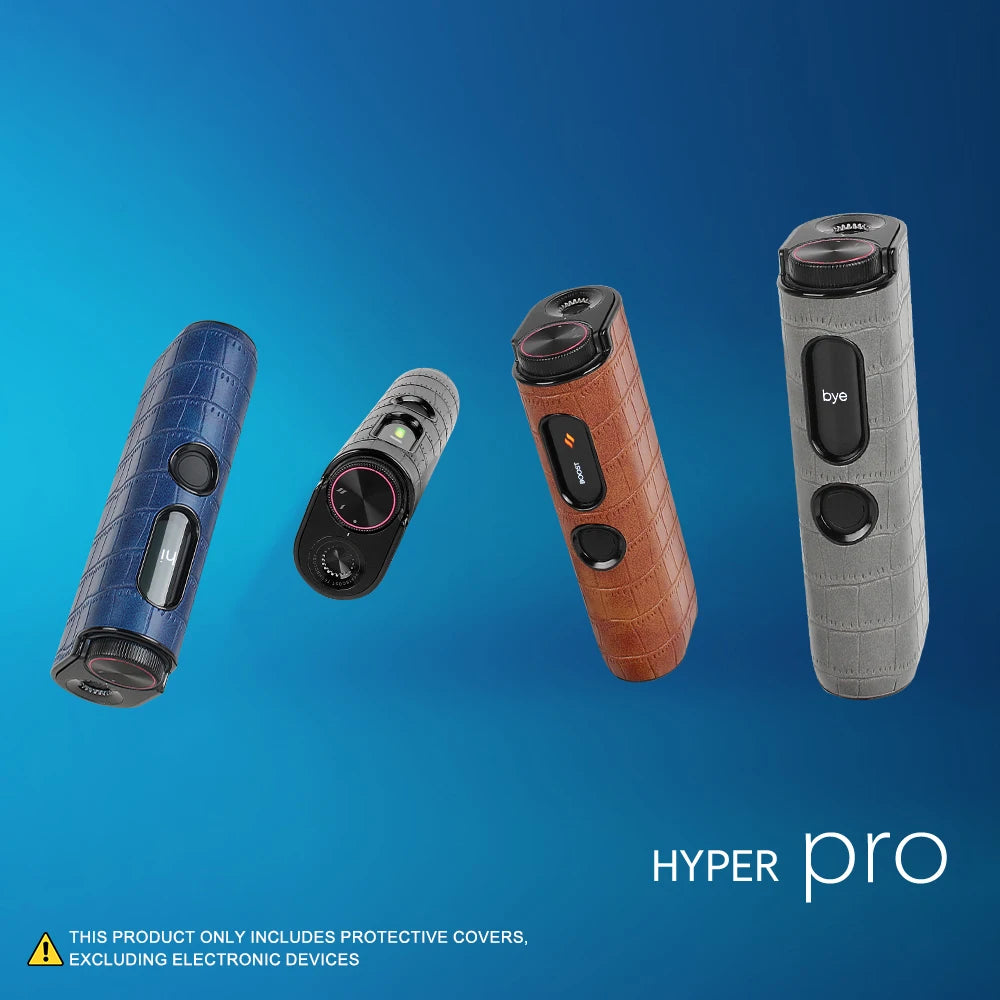 Funda protectora de piel sintética (PU) adecuada para HYPER pro, moderna y a la moda, que protege los accesorios del cigarrillo electrónico.