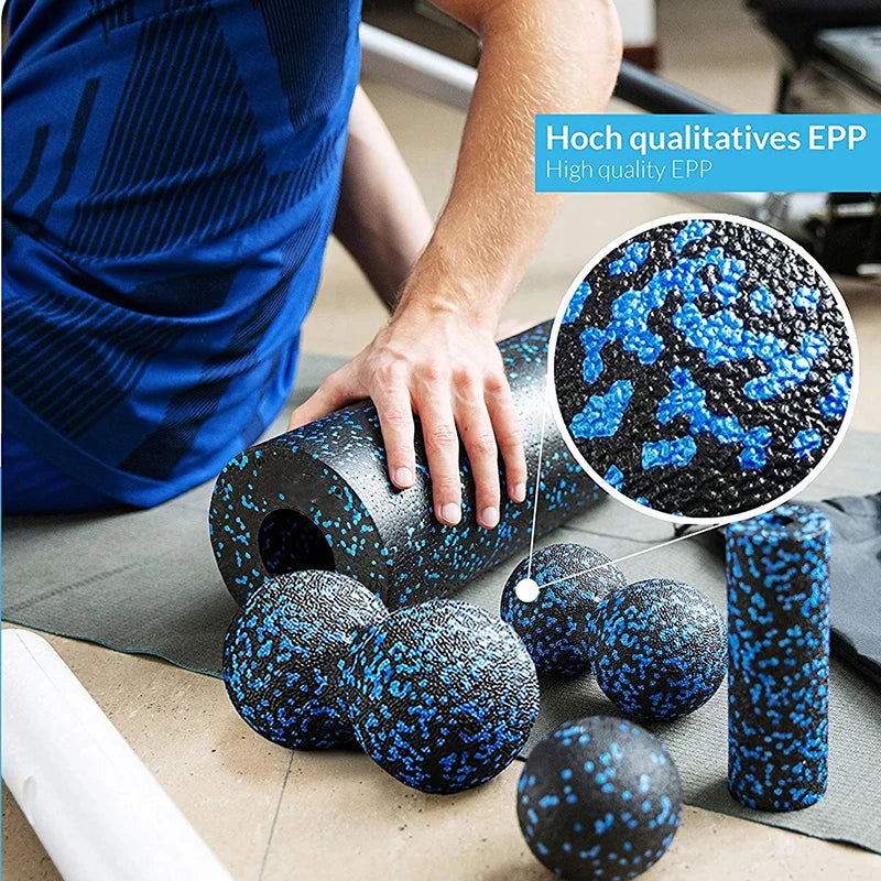 5-Piece EPP Yoga Roller and Massage Ball Set