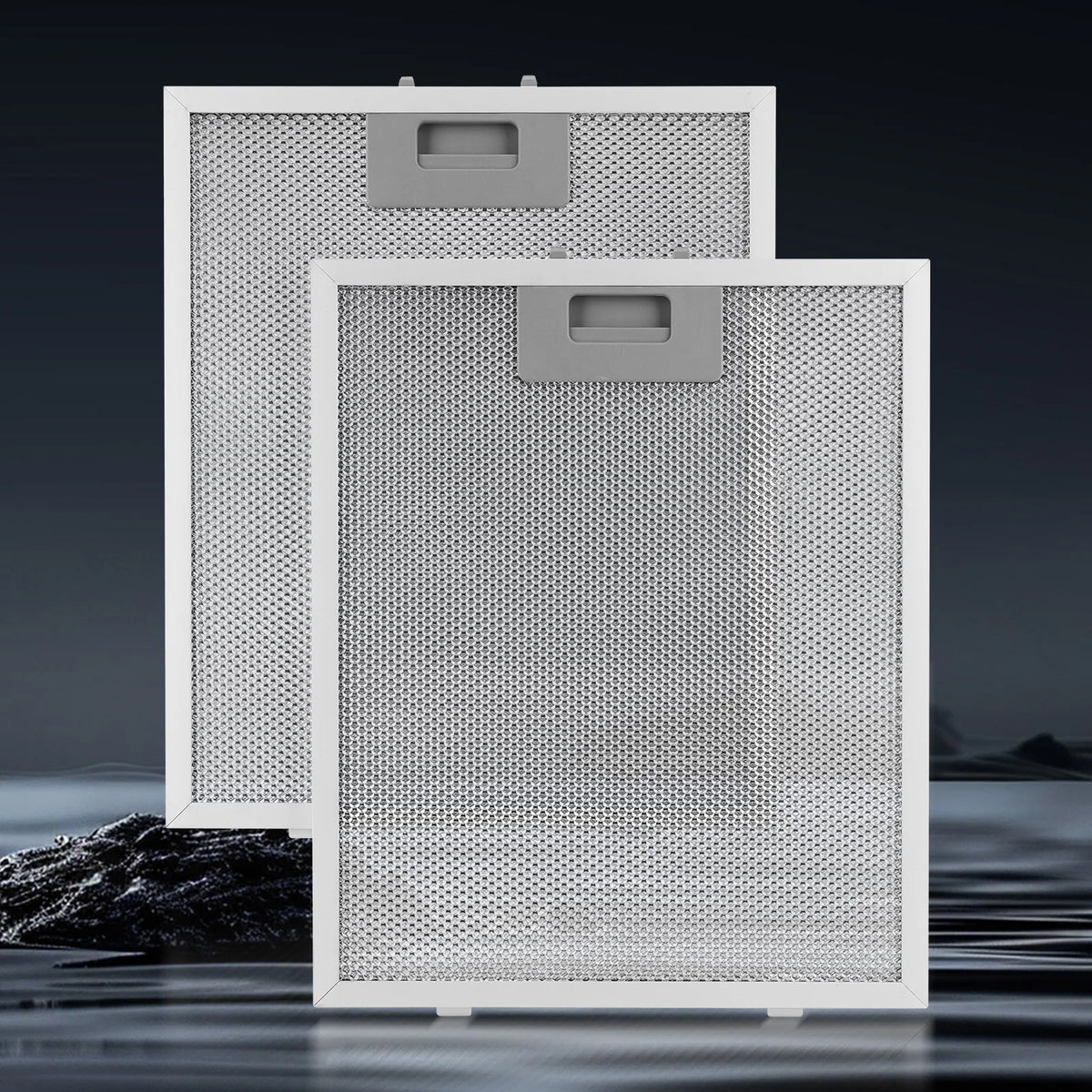 2PCS Aluminum Mesh Filter Range Hood Filters 320x260mm Metal Mesh Extractor Vent Filter for Home Kitchen Range Hood Accessories