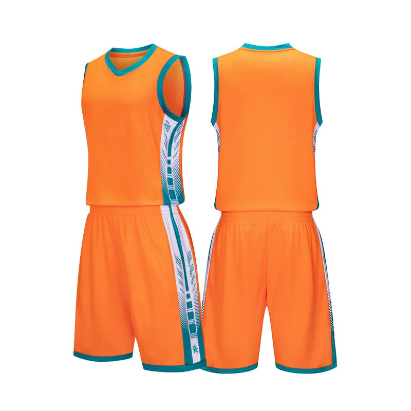 Adult Kid Basketball Jersey Youth Quick-drying Breathable Unisex Team Training Uniform Shirt Sportswear Child Tracksuit Outfit