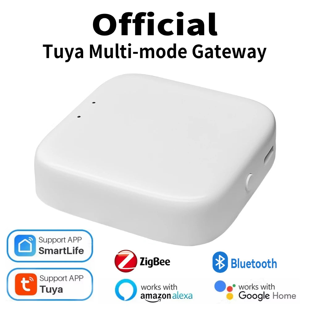 Tuya Zigbee 3.0 Gateway Hub Smart Home Wireless Bridge Smart Life APP Remote Control Automation Device Works with Alexa Google