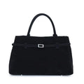 NEW Luxury Brand Rodeo Woman Bags Faux Suede Brown Totes Gold Buckle Shoulder Bags Fashion Women Handbags