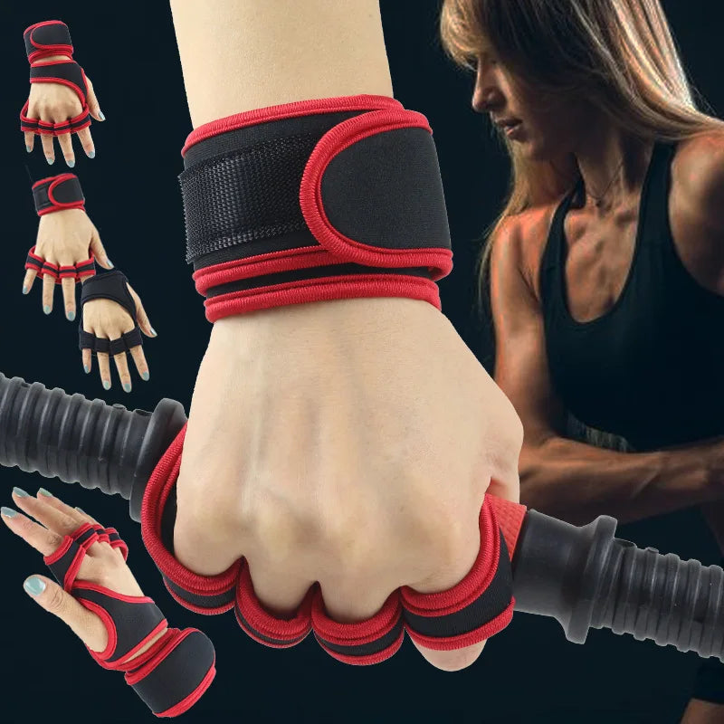 Half-Finger Training Gloves for Gym and Weightlifting