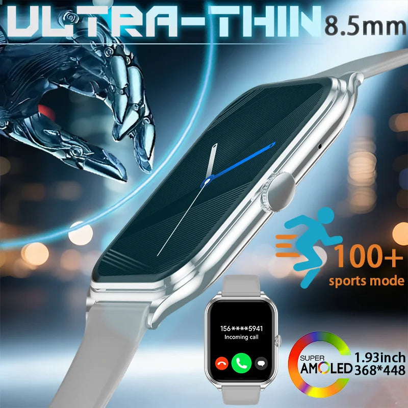Paazomu AMOLED Smartwatch with Notifications