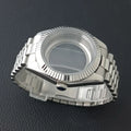 41mm 8285 Silver sapphire Glass High-Quality Popular Watch Accessory Case Suitable for Miyota 8285/8215 Movement, 31mm Dial