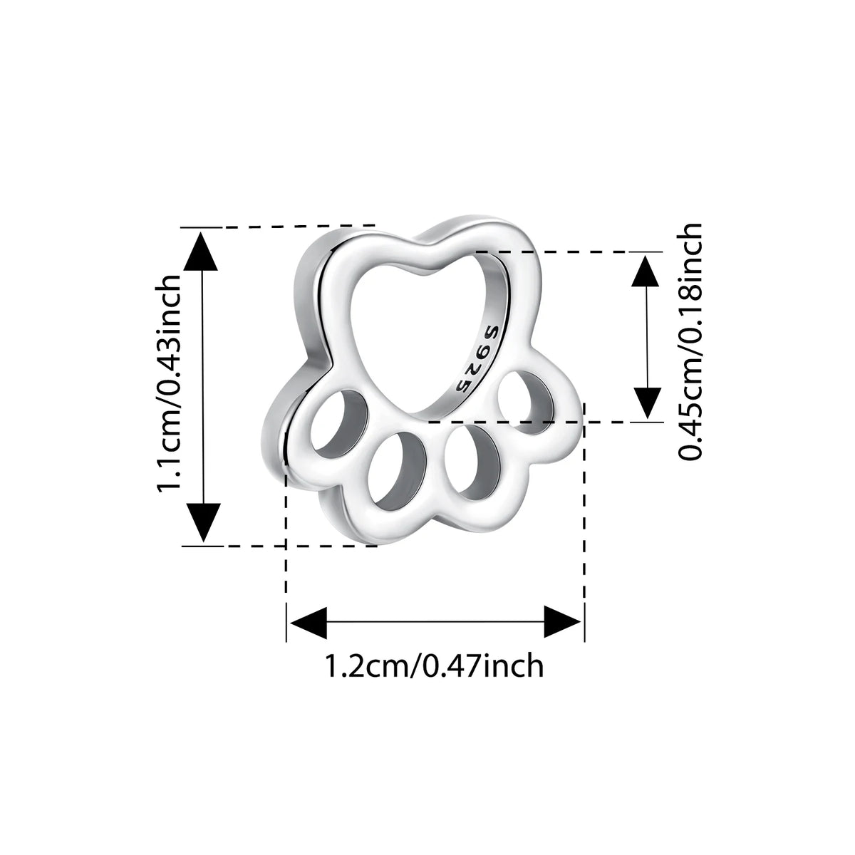 Pendant with a four-leaf clover motif