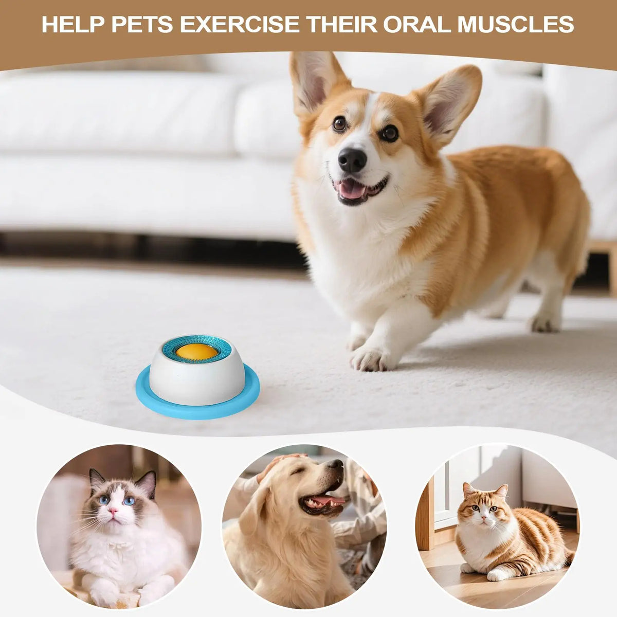 Accesorios de alimentación para mascotas Juguete dispensador de premios para perros Juguetes tipo rompecabezas para cachorros aburridos Comedero lento para cachorros Suministros para cachorros para una alimentación saludable Comedero para jaula