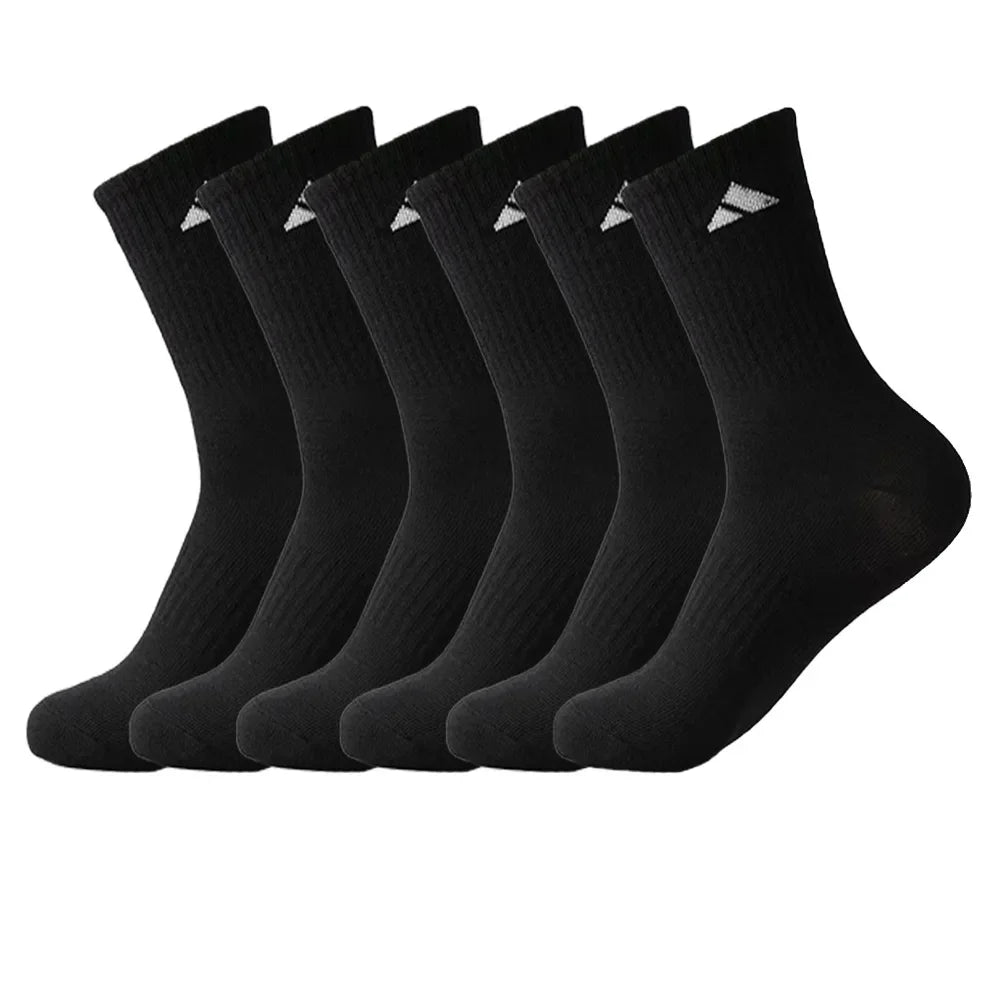 5/10/20 Paar Herren High Waist Einfarbig Unisex Sportsocken Schwarz Weiß Atmungsaktiv Wadenlang Casual Ganzjährig Herren Basketballsocken