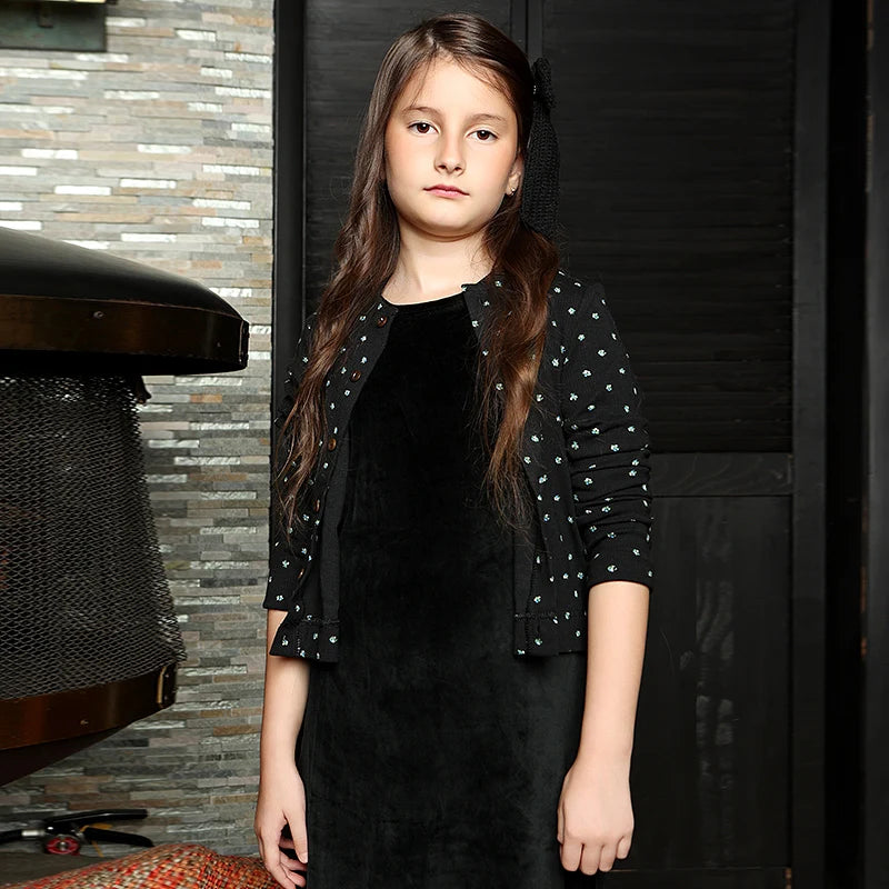 Children’s Velour and Ribbed Two-Piece Loungewear Set