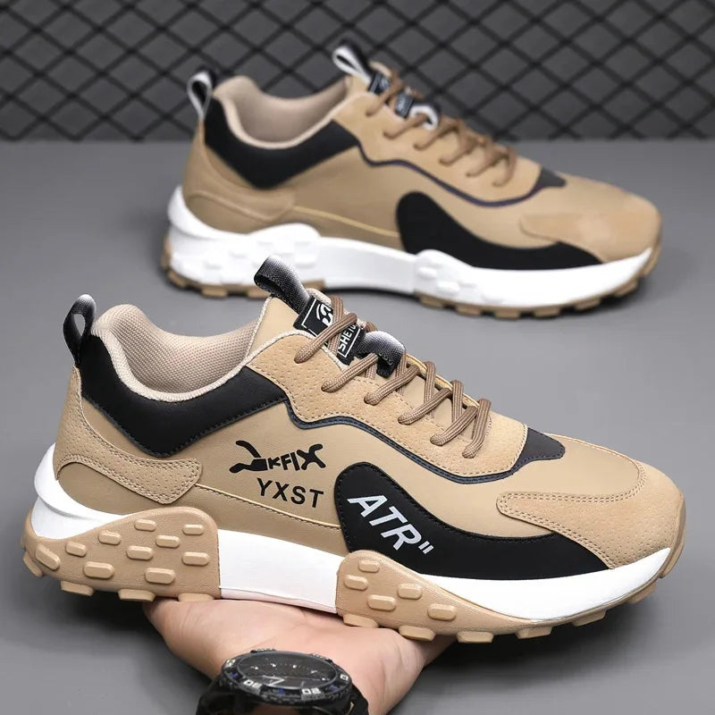 Men's Fashion Outdoor Lightweight Anti-slip Breathable Soft Bottom Wear-resistant Comfortable Sports Casual Running Shoes