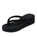 Zapatillas de verano para mujer, sandalias de cuña, chanclas para la playa y el hogar, zapatillas de espuma viscoelástica, zapatos de mujer