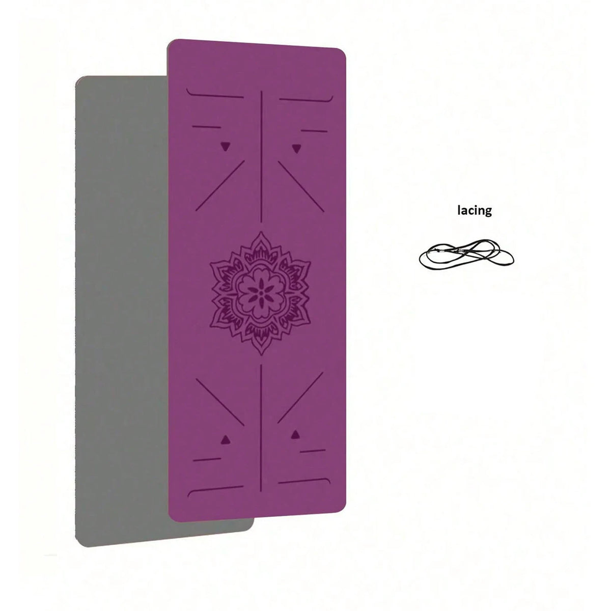 6 mm TPE Yoga Mat, 180 × 57 cm for Yoga and Pilates