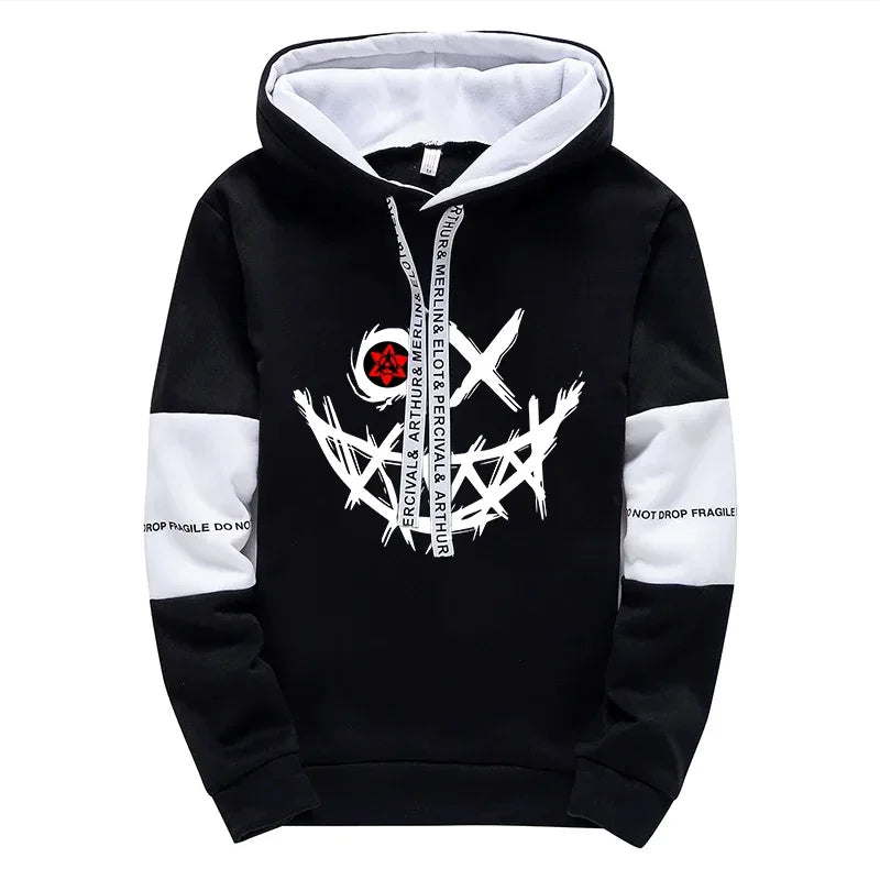 Men's Printed Hoodie and Sweatpants Set