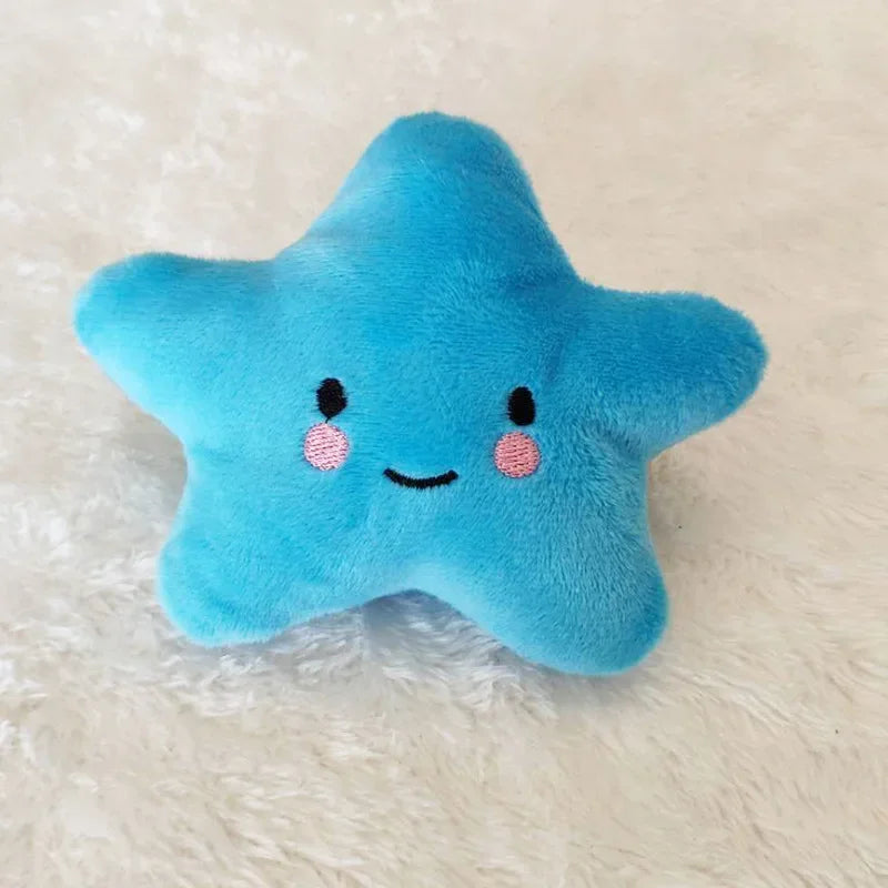 Juguetes para perros pequeños, lindo juguete de peluche con pitillo y mordedor para cachorros y gatos, artículos para mascotas