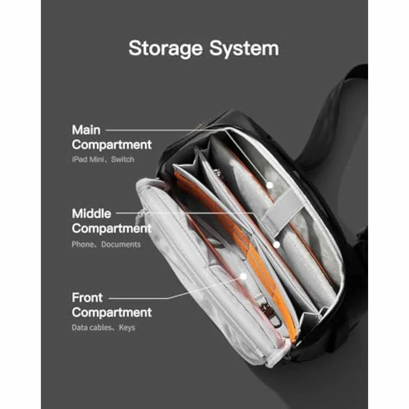 Polyester Crossbody Sleeve Bag for 8-Inch Devices