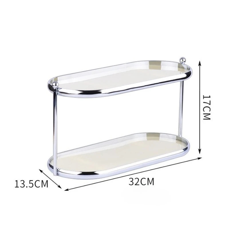Moderne Aufbewahrungshalter Organizer Make-up-Regale Wohnzimmer Dekoration Präsentationsständer Schreibtisch-Organisationsregal Ästhetisches Zubehör