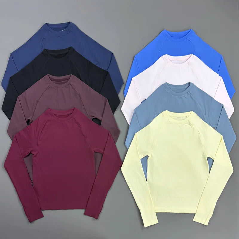 Sportshirt für Damen, langärmelig