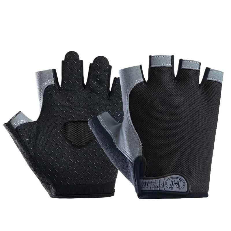 Fingerless Training Gloves for Gym, Weightlifting and Cycling