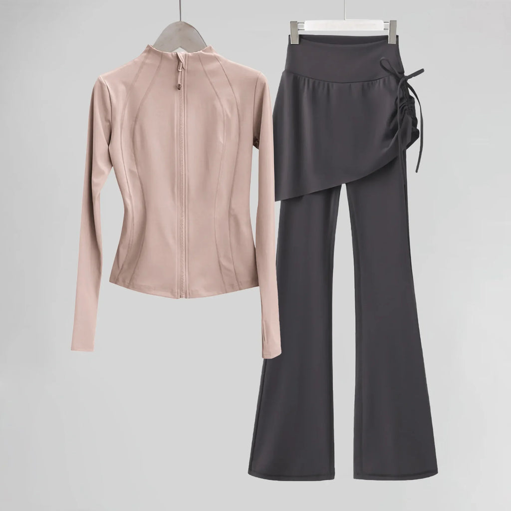 Giacca sportiva donna, colletto alto