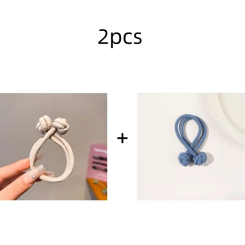 Simplicity Stretchy Rubber Hair Ties for Women, High-Elasticity Fashion Hair Scrunchies for Girls, Hair Accessories