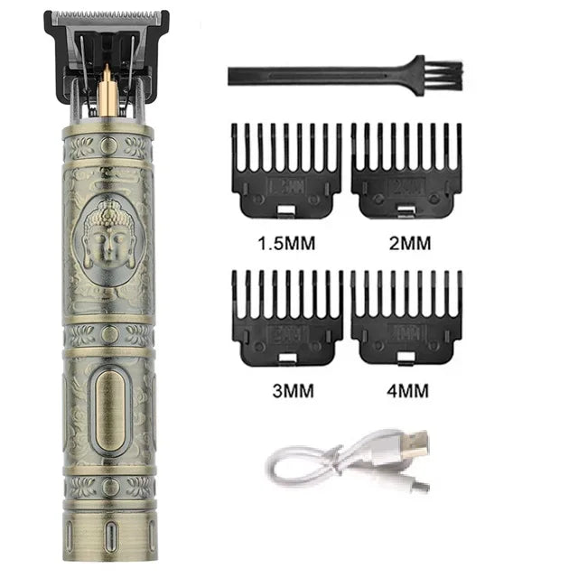 Carving Haarschneider Professionelle Haarschneidemaschine Friseurbetrieb Wiederaufladbarer Haartrimmer Metall-Haarschneidemaschine Haarschneider für Herren