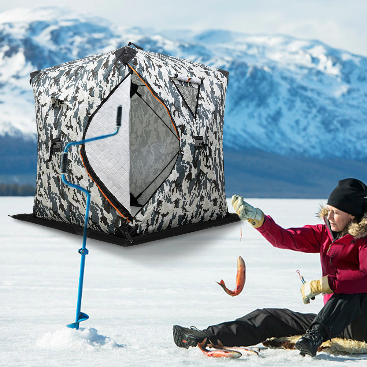 Ice Fishing Shelter Tent for 1–2 People