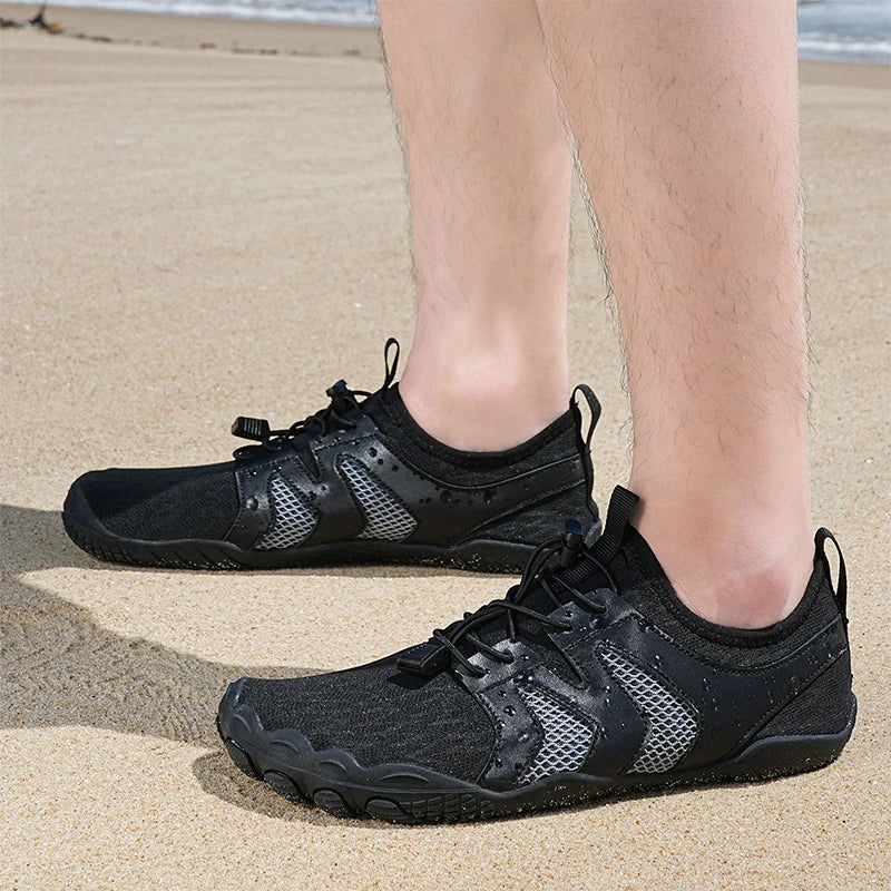 Unisex-Wasserschuhe, schnelltrocknend und rutschfest – Outdoor-Barfußschuhe für den Strand, Fitnessschuhe für Herren, atmungsaktive Aqua-Schuhe